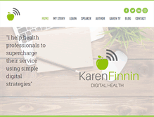 Tablet Screenshot of karenfinnin.com
